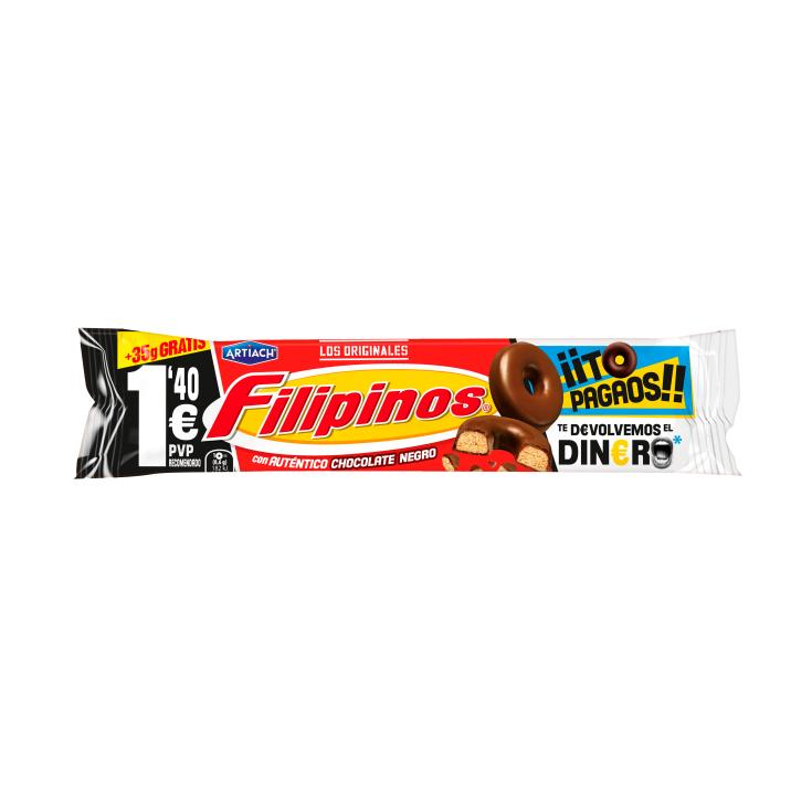 Filipinos Chocolate Negro 12 x 93g