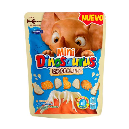 Mini dinosaurus chocolate blanco - 120g