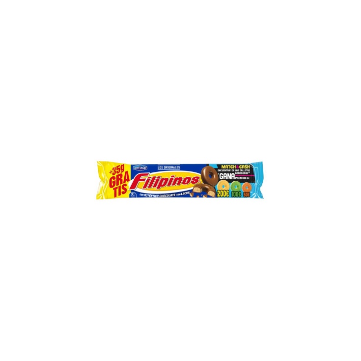 Filipinos chocolate con leche 128 g
