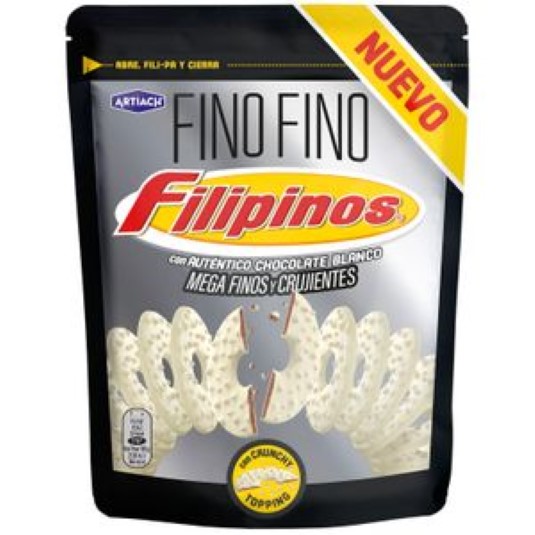 Filipinos finos chocolate blanco - 87g