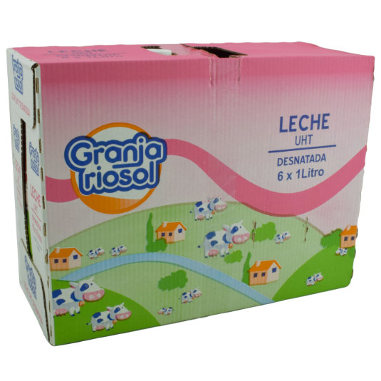 LECHE DESNATADA PACK 6 RIOSOL