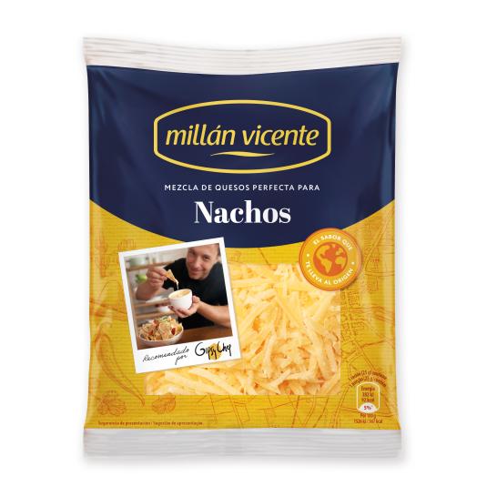 Queso rallado nachos - Millán Vicente - 140g