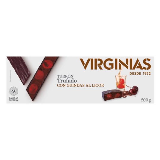 Chocolate con guindas licor Virginias - 200g