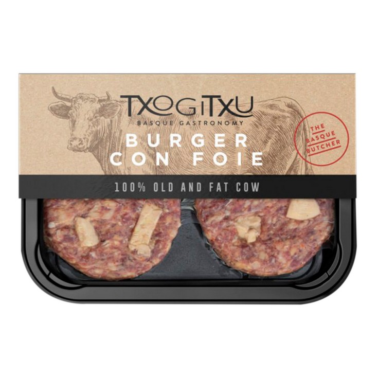 Hamburguesa de vaca con foie Txogitxu - 2x180g