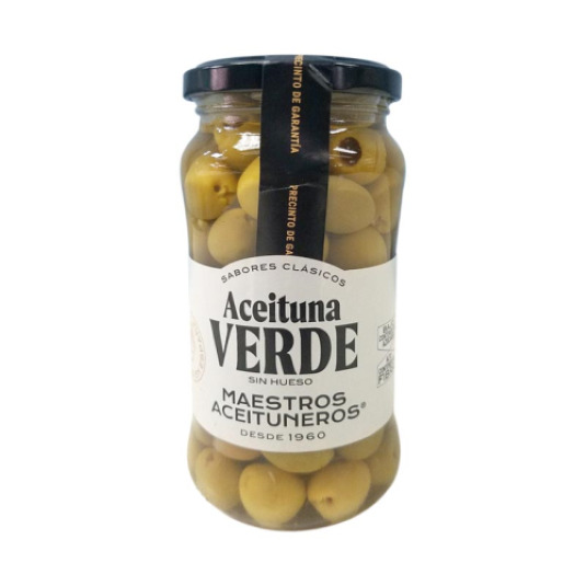 Aceitunas verdes sin hueso - 190g