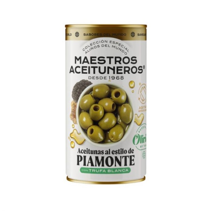 Aceituna con trufa blanca al estilo PIamonte - 150g Aceituna con trufa blanca al estilo PIamonte - 150g