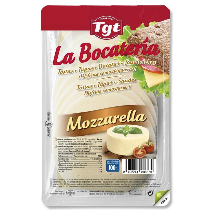 Mozzarella en lonchas