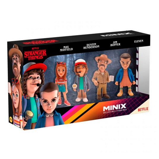 Minix Pack Stranger Things 4 figuras 7cm