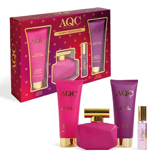 Set Fragrances Purple Seduction 4 piezas