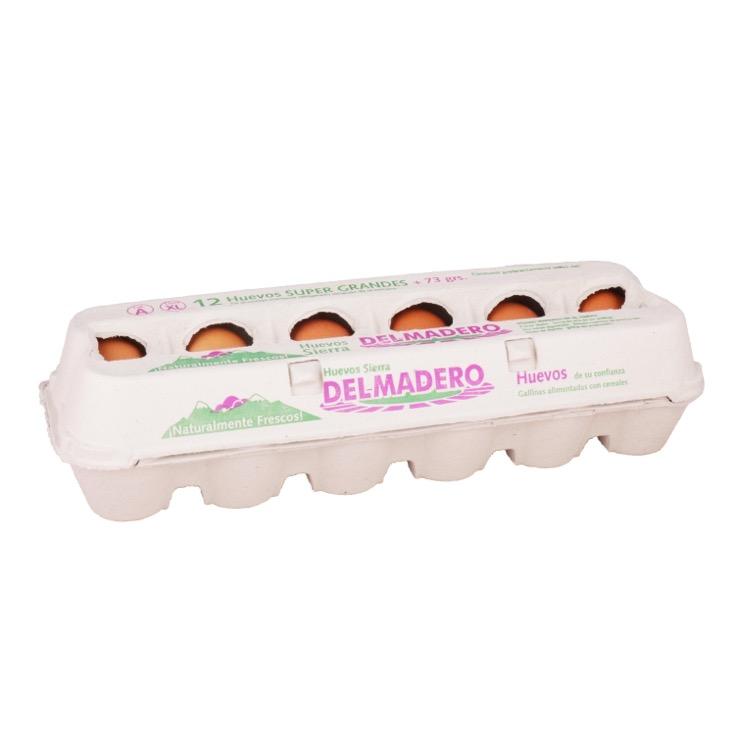 Huevos frescos XL - Delmadero - 12 uds