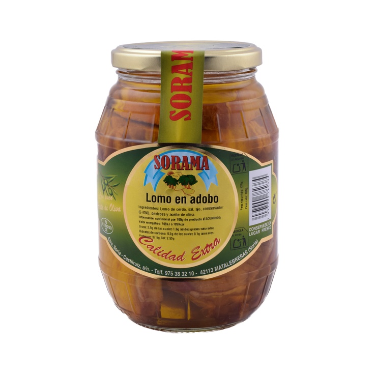 Lomo en adobo en aceite de oliva - 475 g - SORAMA