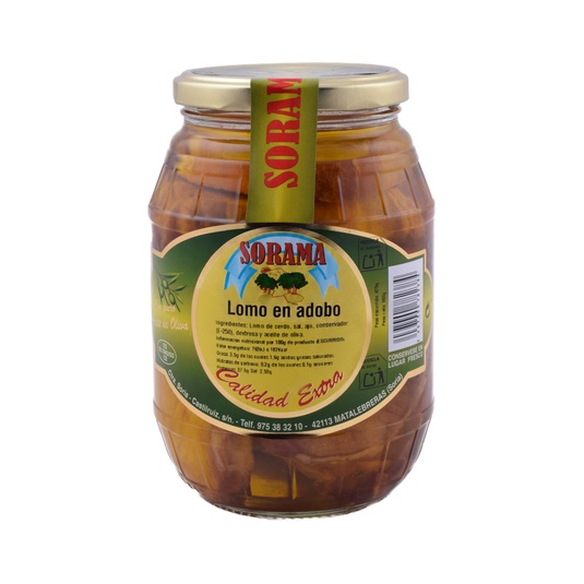 Lomo en adobo en aceite de oliva - 475 g - SORAMA