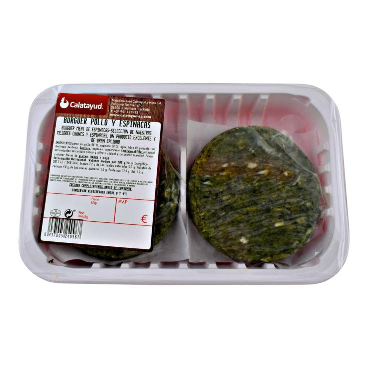 Hamburguesas de espinacas Calatayud - 400g