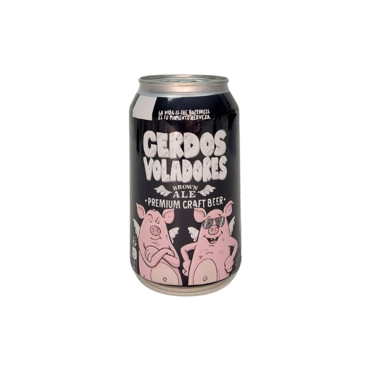 Cerveza Brown Ale Cerdos voladores - 33cl