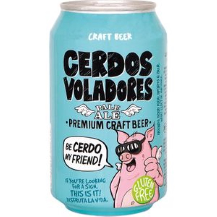 Cerveza rubia Pale Ale Cerdos voladores - 33cl Cerveza rubia Pale Ale Cerdos voladores - 33cl
