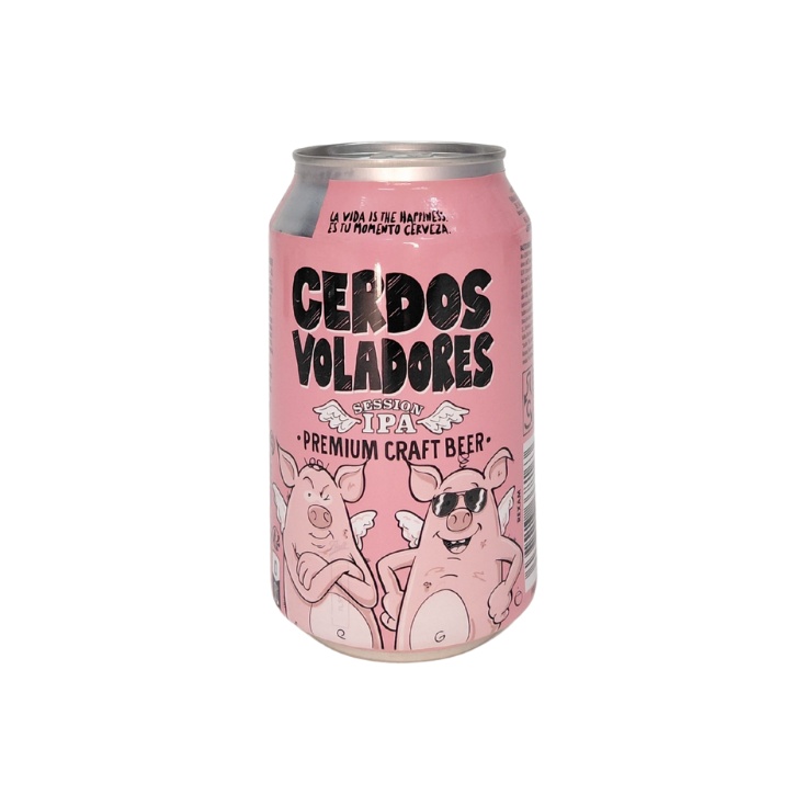 Cerveza rubia artesana Ipa Cerdos voladores - 33cl