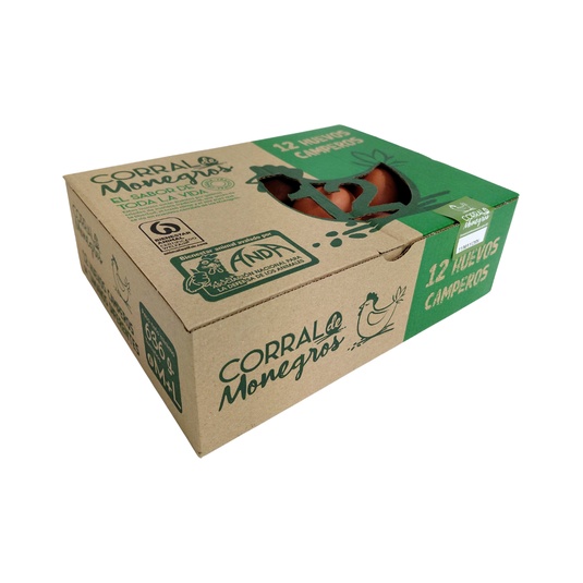 Huevos camperos M-L Corral de Monegros 12 uds