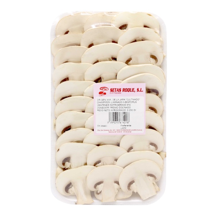 Bandeja Champiñones Setas Roque - 250g Bandeja Champiñones Setas Roque - 250g