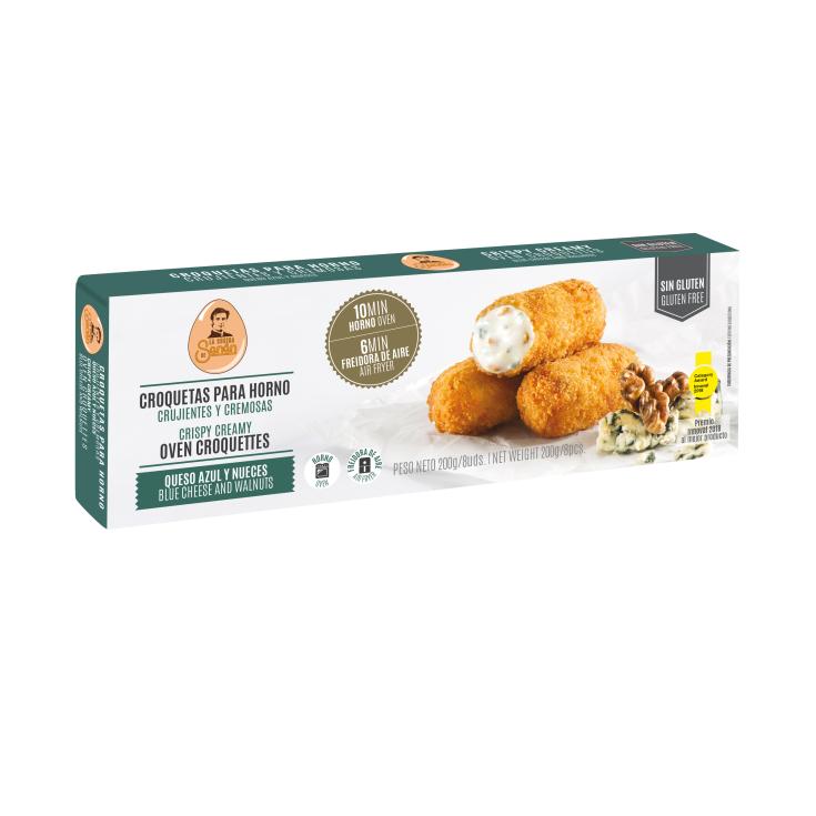 Croquetas para horno de queso azul y nueces - 200g