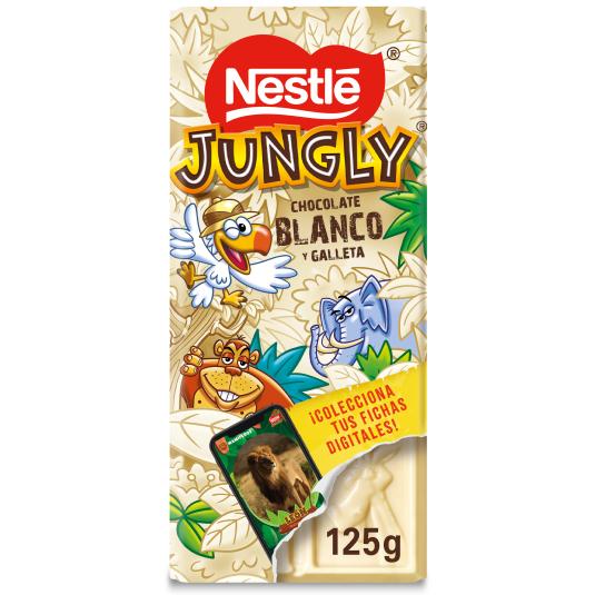Chocolate blanco con galleta Jungly - Nestlé - 125g