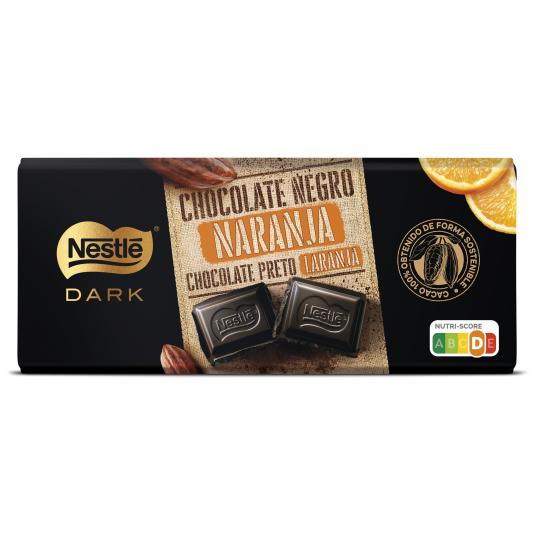 Chocolate negro con naranja - 150g