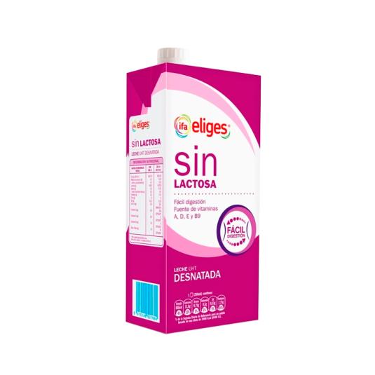 Leche Desnatada Sin Lactosa - Eliges - 1l