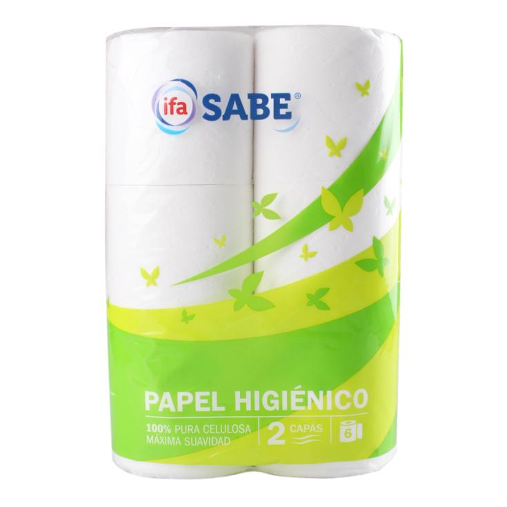 Papel higiénico simple 2 capas 6 uds