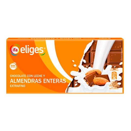 Chocolate con leche con almendras - Eliges - 150g