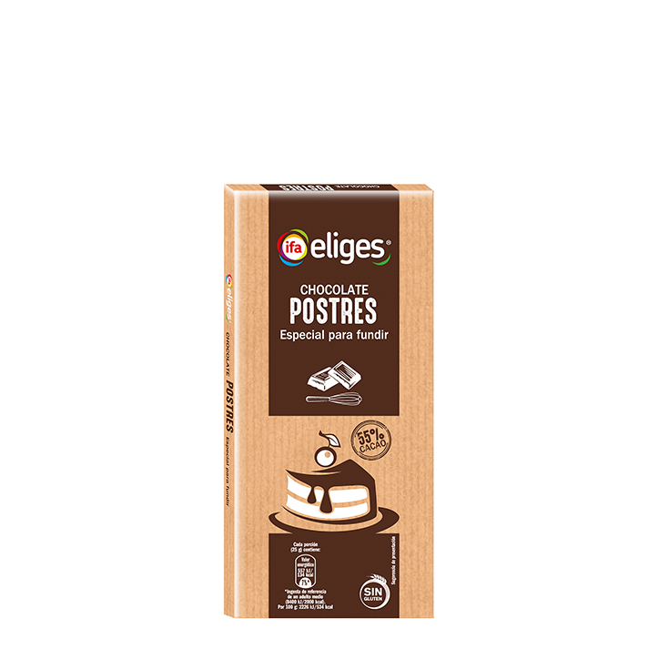 Chocolate postres especial para fundir - Eliges - 200g