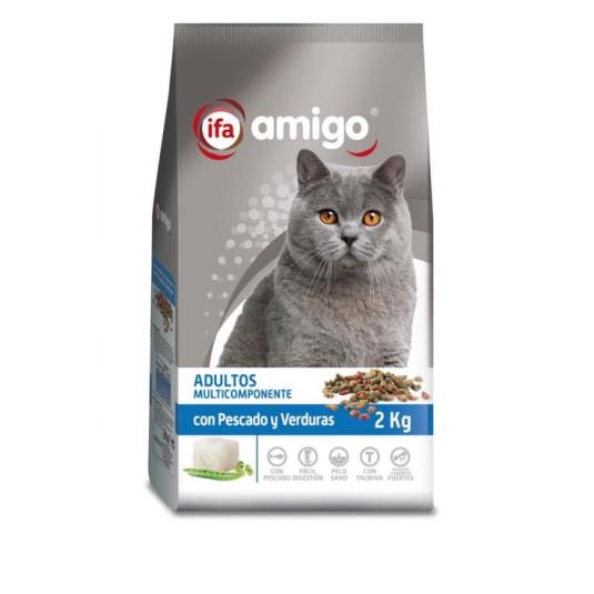 Pienso gato pescado y vegetales 2kg