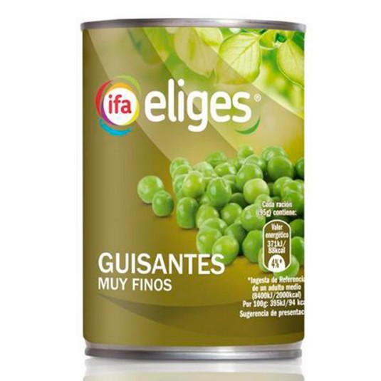 Guisantes muy finos - Eliges - 250g