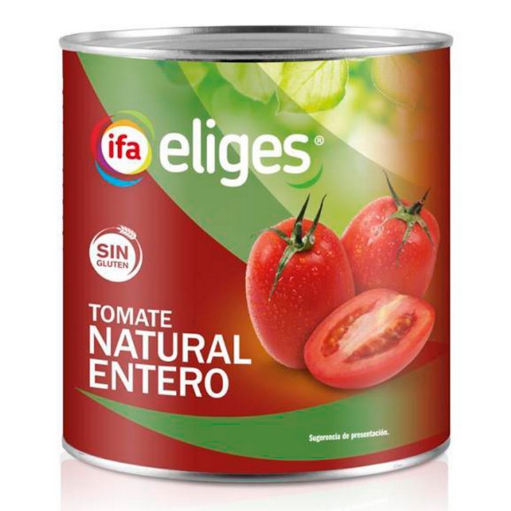 Tomate natural entero - Eliges - 480g