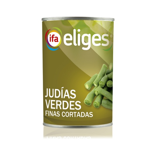 Judia verde fina lata de 500g