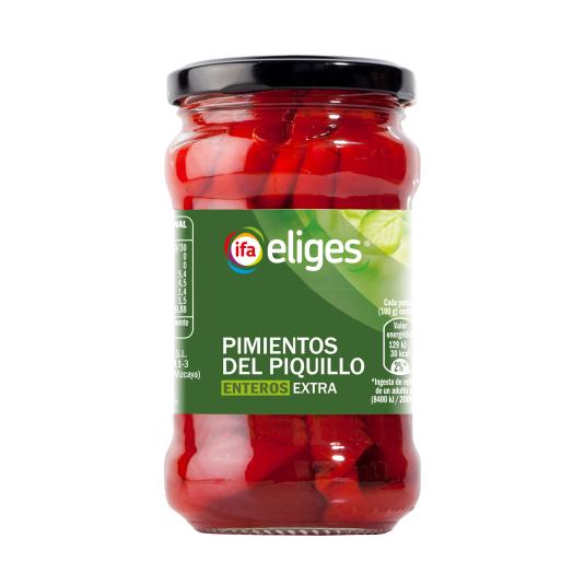 Pimientos del piquillo extra entero - Eliges - 220g