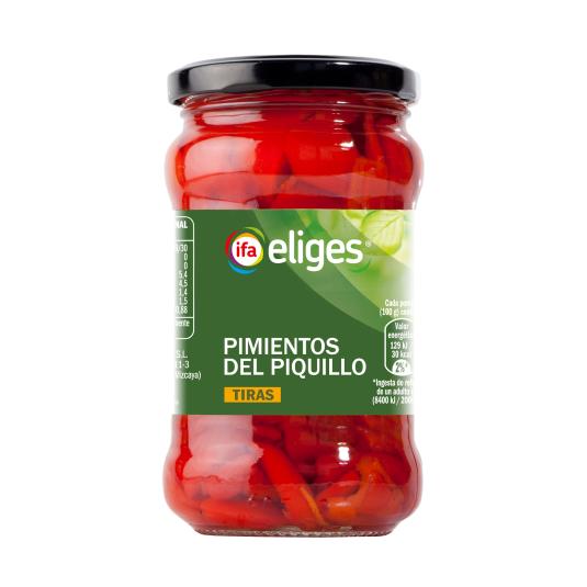 Pimientos del piquillo tiras - Eliges - 290g