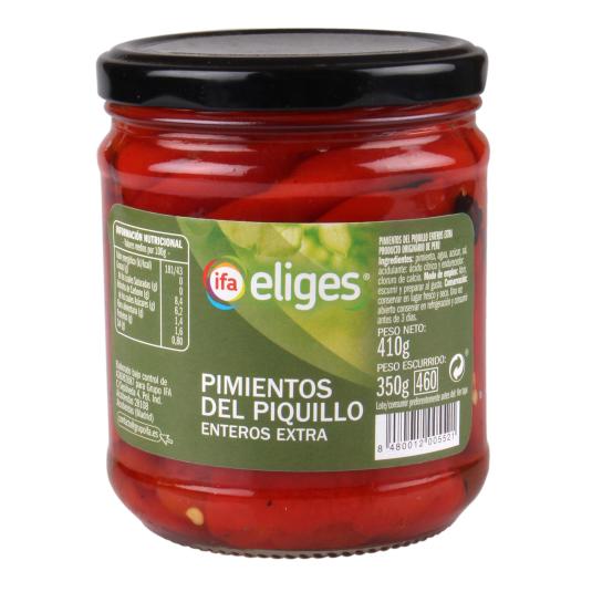 Pimientos del piquillo enteros 350g
