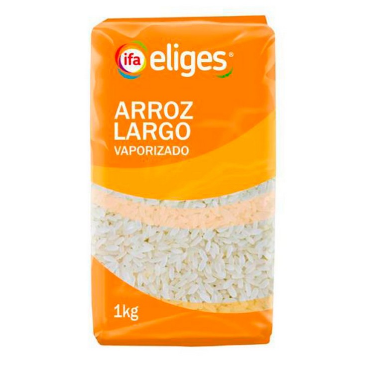 Arroz largo vaporizado - Eliges - 1kg