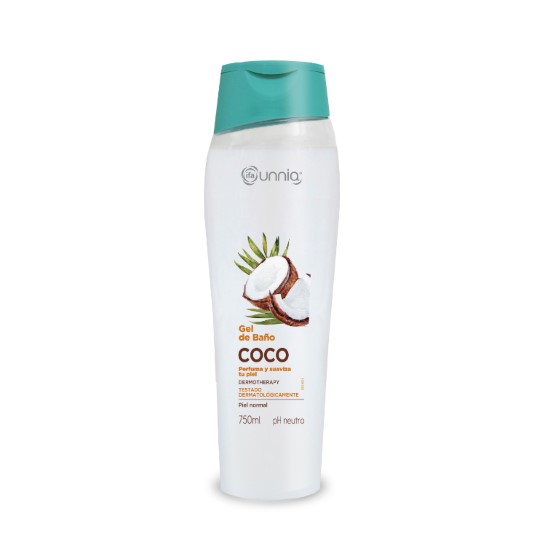 Gel de baño con aceite de coco