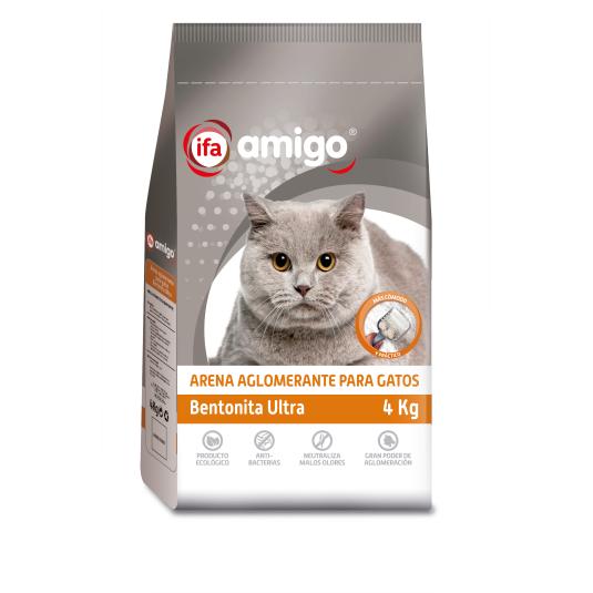 Arena para gatos aglomerante - Amigo - 4kg