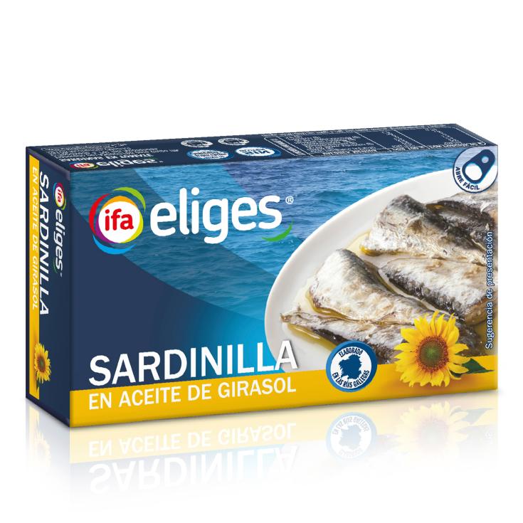Sardinillas en aceite de girasol - Eliges - 62g