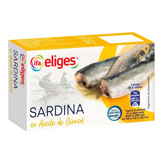Sardinas en Aceite de Girasol - Eliges - 88g