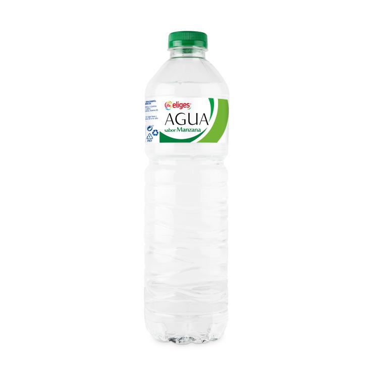 Agua sabor manzana - Eliges - 1,5l
