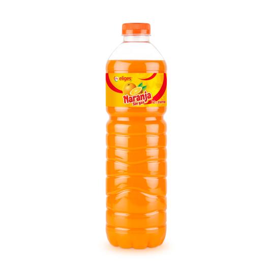 Refresco de naranja sin gas - Eliges - 1,5l