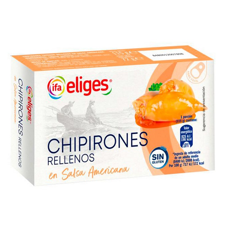 Chipirones en salsa americana - Eliges - 72g Chipirones en salsa americana - Eliges - 72g