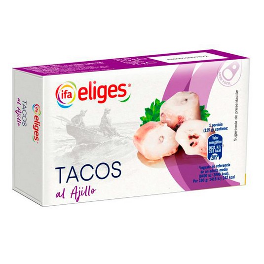 Tacos de pulpo al ajillo - Eliges - 72g