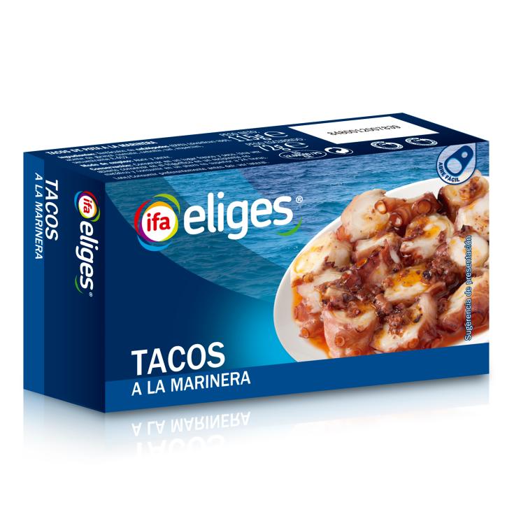 Tacos de pulpo en salsa marinera - Eliges - 72g