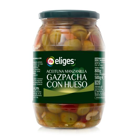 Aceituna verde gazpacha - Eliges - 500g