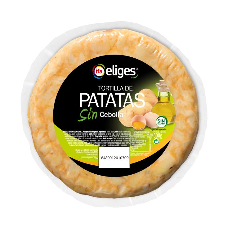 Tortilla de patatas sin cebolla - Eliges - 500g