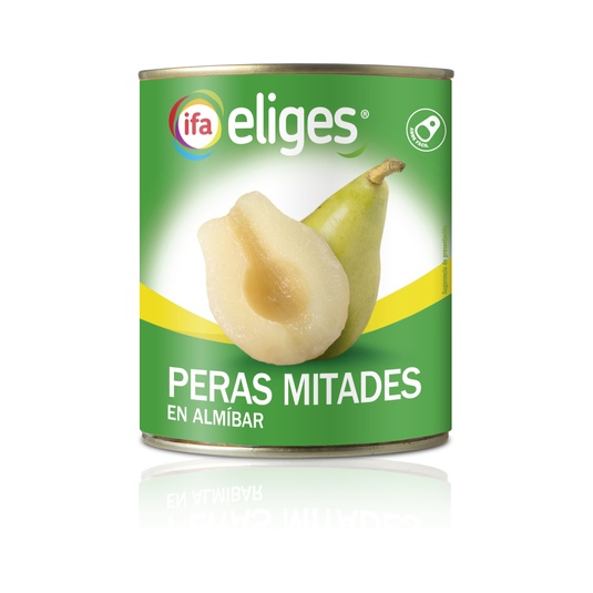 Pera en almíbar bote de 1kg