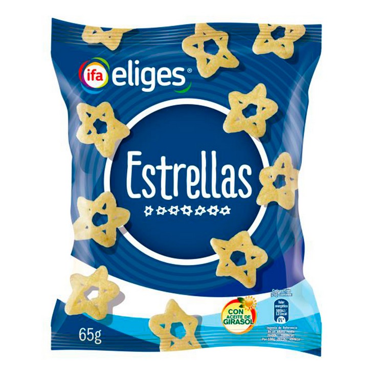 Snacks estrellas 65g